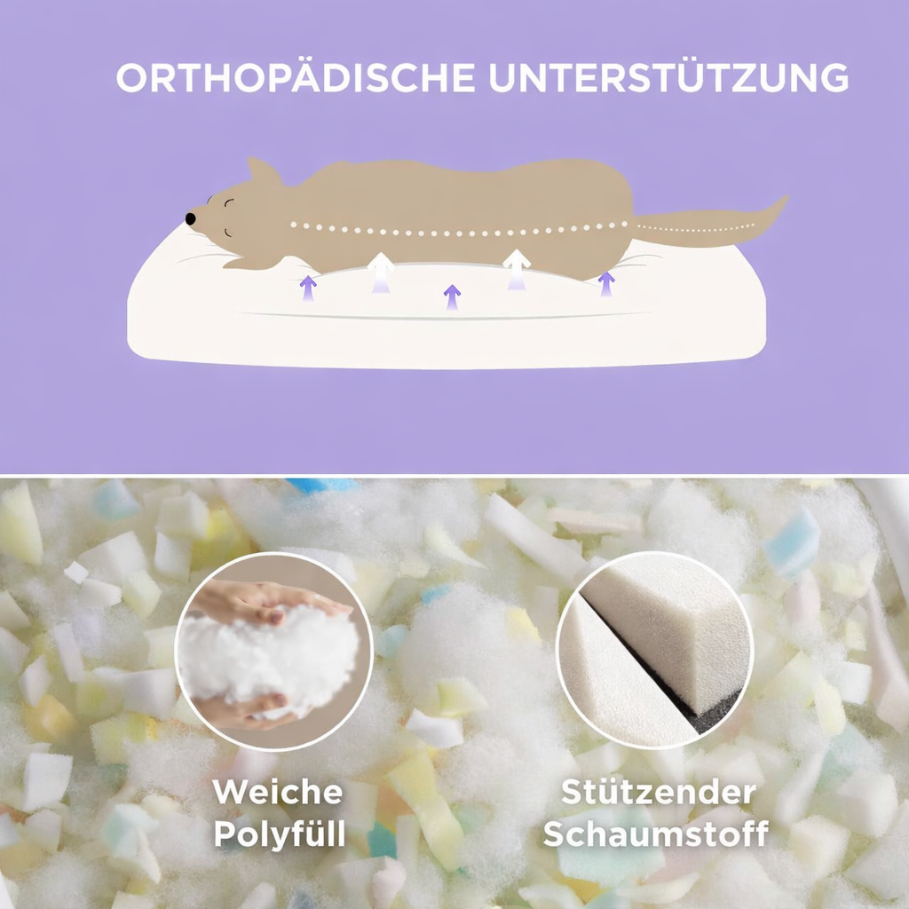 Royal Paws CloudComfort™️ – Orthopädisches Haustierbett