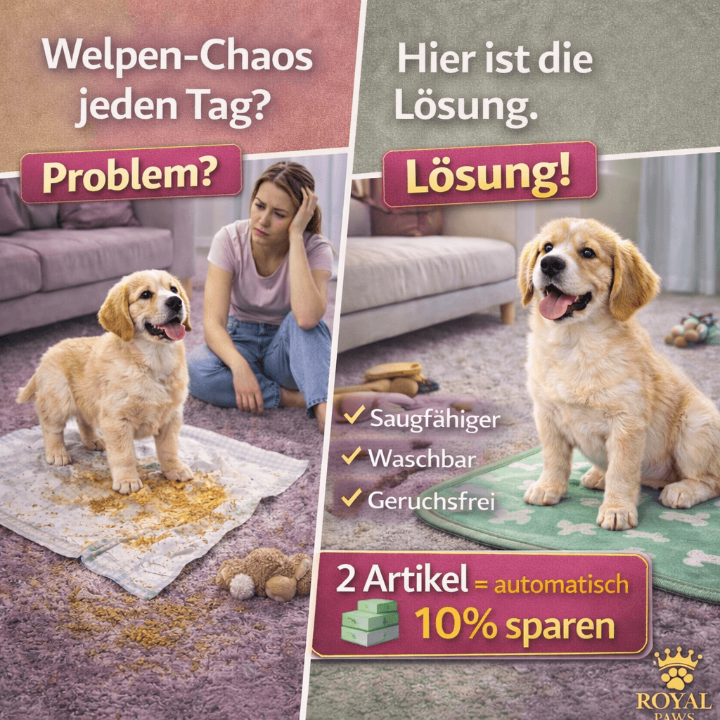 Royal Paws™ Waschbare Premium-Welpenunterlage / Pipiunterlage