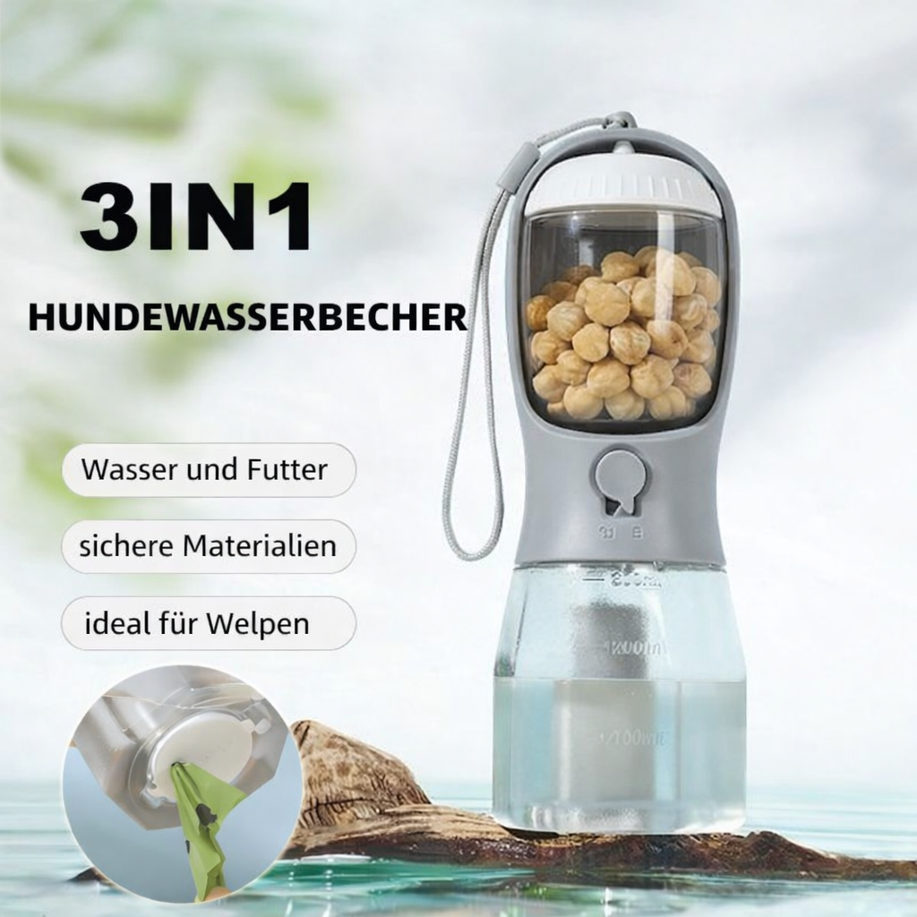 Multifunktionale To-Go Trinkflasche