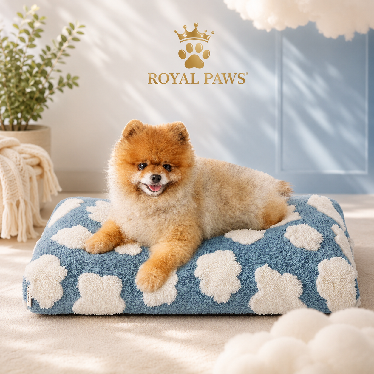 ☁️ Royal Paws™ CloudComfort Hundebett