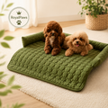 🤎 Royal Paws™ Premium Hundedecke für Sofa & Bett – Rutschfest, Waschbar & Extra Weich