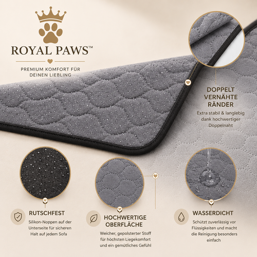 🐶 Royal Paws™ Waschbare Premium Pipimatte