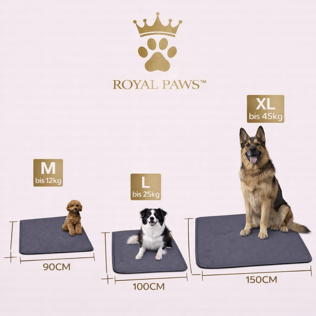 Royal Paws™ Waschbare Premium-Welpenunterlage / Pipiunterlage