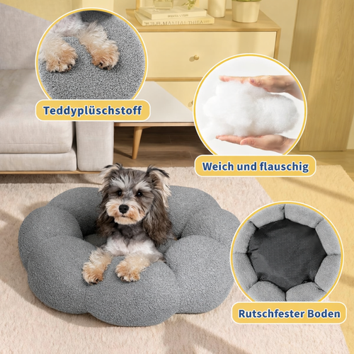 Royal Paws CozyBloom™️ – Premium Donut Kuschelbett