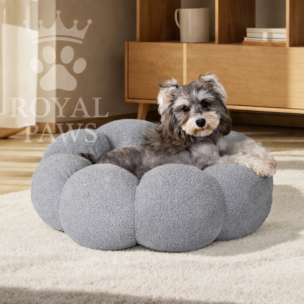 Royal Paws CozyBloom™️ – Premium Donut Kuschelbett
