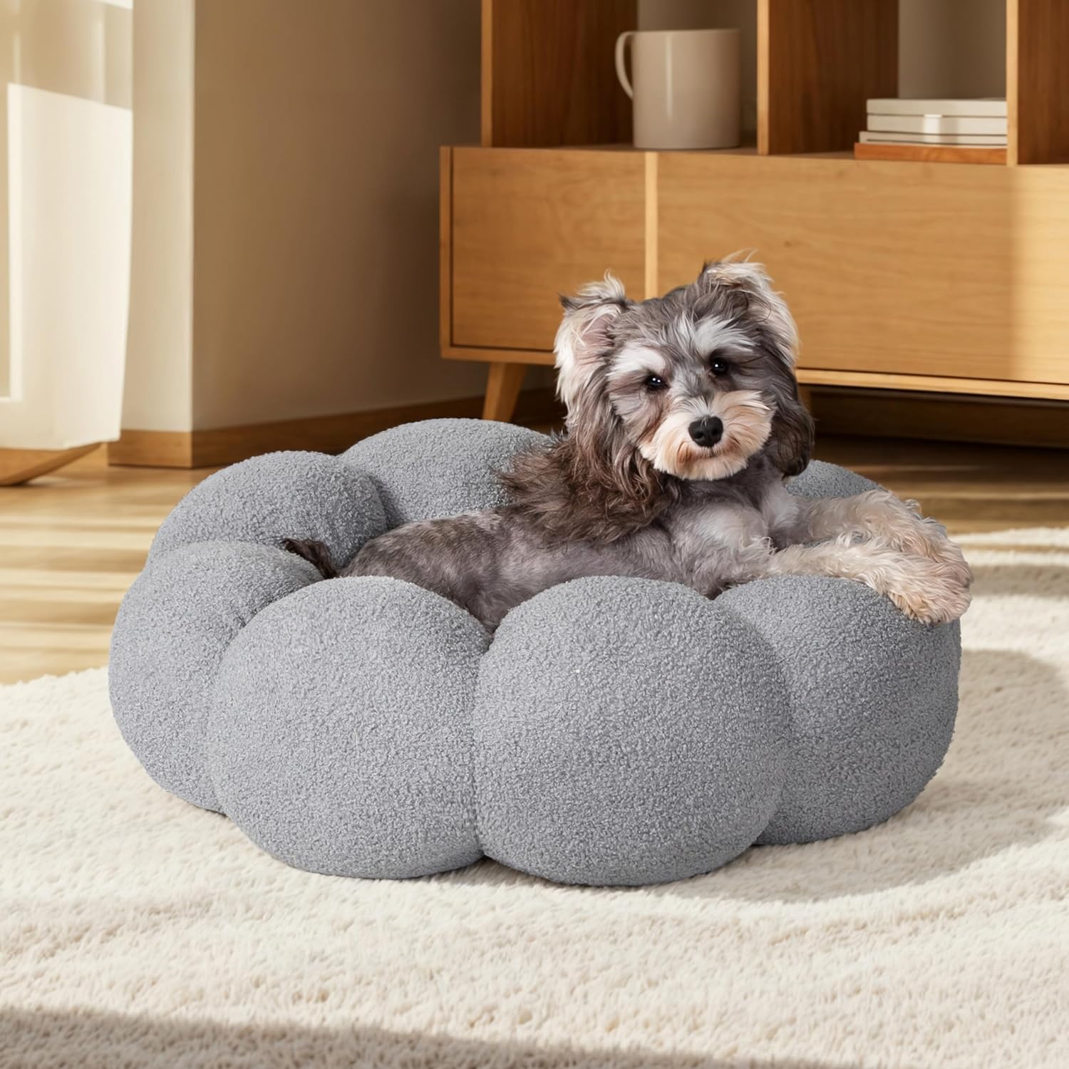 Royal Paws CozyBloom™️ – Premium Donut Kuschelbett