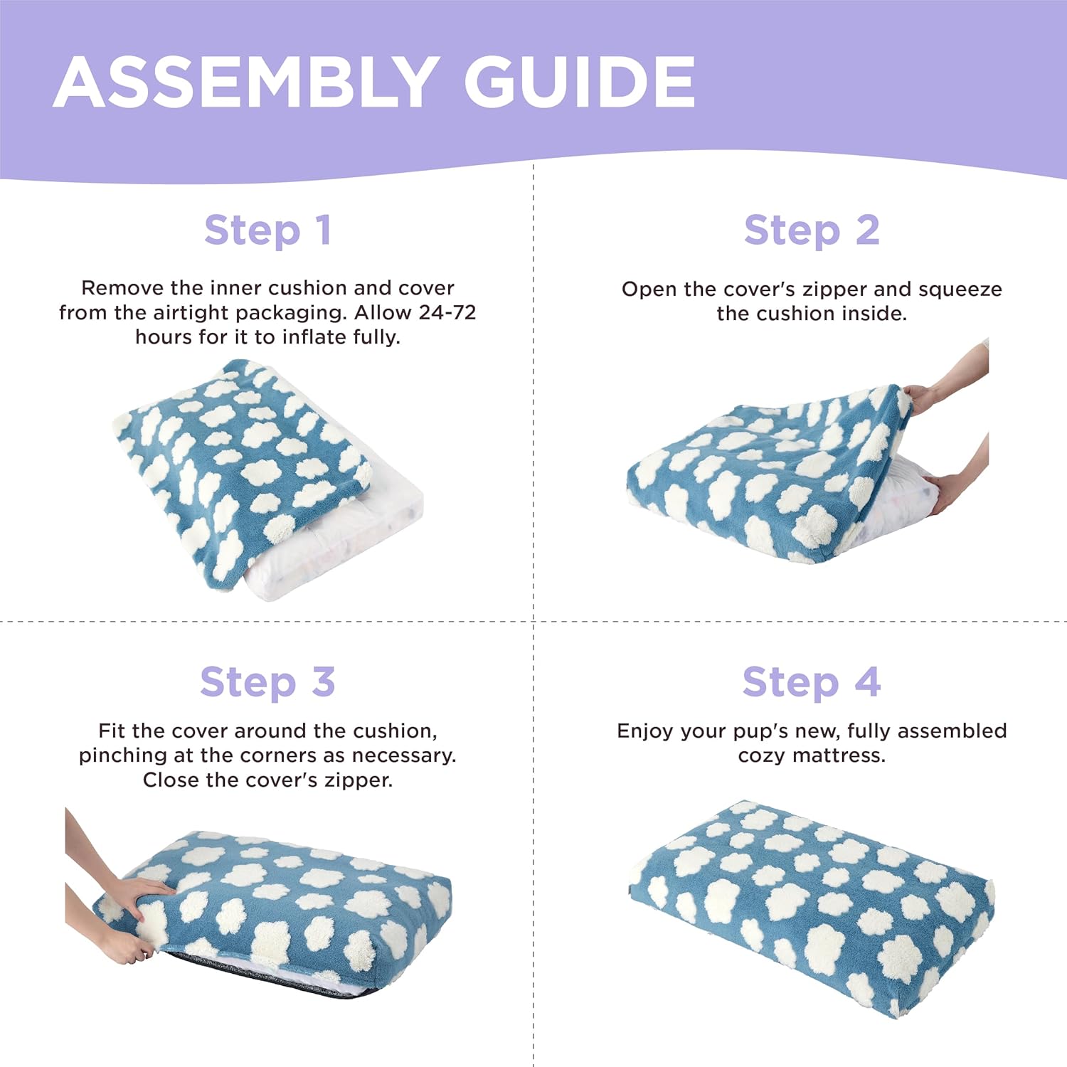 Royal Paws CloudComfort™️ – Orthopädisches Haustierbett